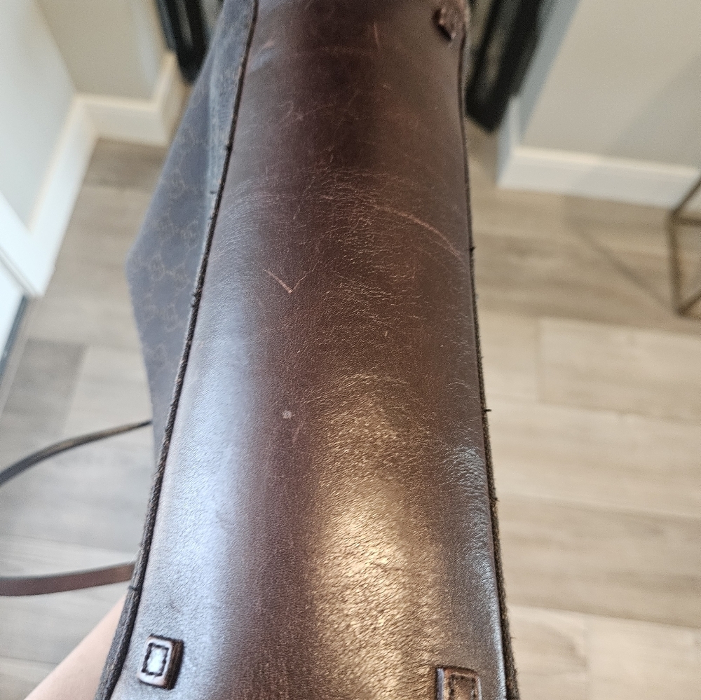 Gucci | GG Canvas Tote Brown and Leather - Picture 6 of 14
